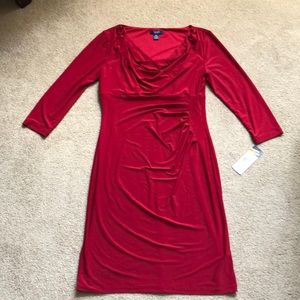 Beautiful new red dress.